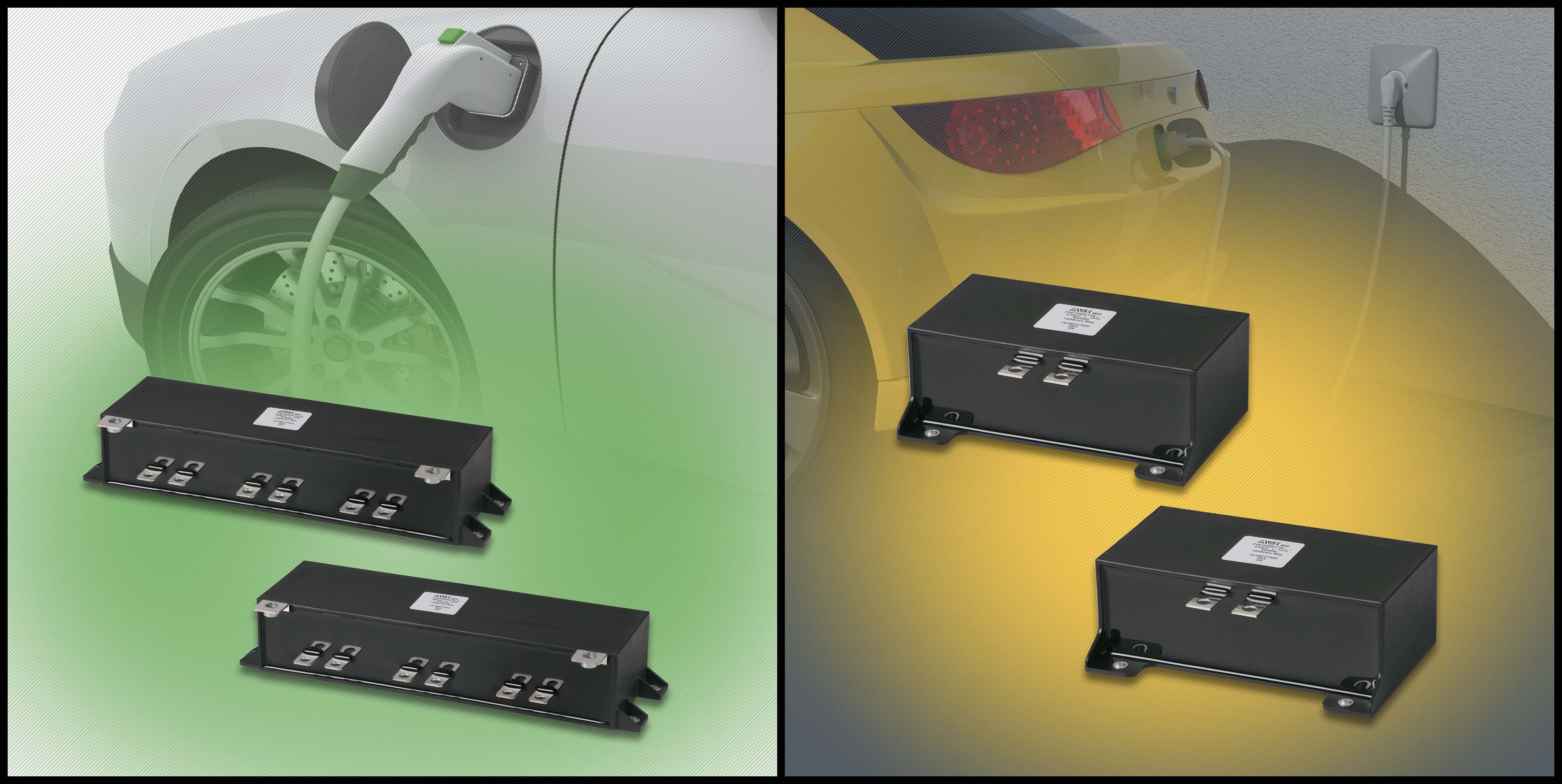 AVX Releases New FHC1 & FHC2 Series Power Film Capacitors for EV/HEV Applications